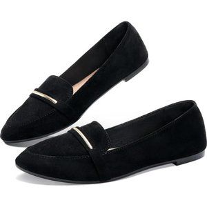 New With Tags - Women's Pointy Toe Loafer Flat Comfortable Slip On Ballet Flat